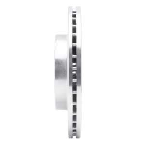 Ford Escort Brake Rotor (1) - Front Right - R1 Concepts - Drilled & Slotted - Silver - `90-`01